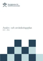 Analys och utvärderingsplan 2025-2028
