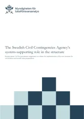 The swedish civil contingencies agencys system supporting role in the structure