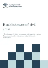 Establishment of civil areas.