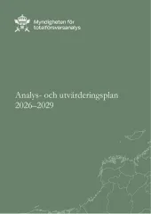 Analys och utvärderingsplan 2026-2029