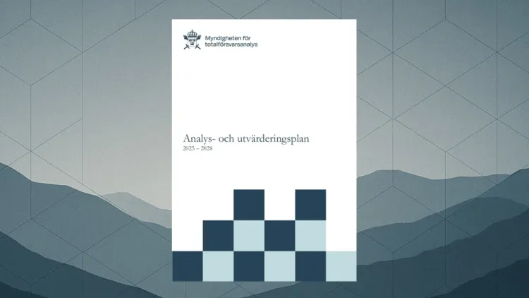 Analys- och utvärderingsplan 2025 – 2028