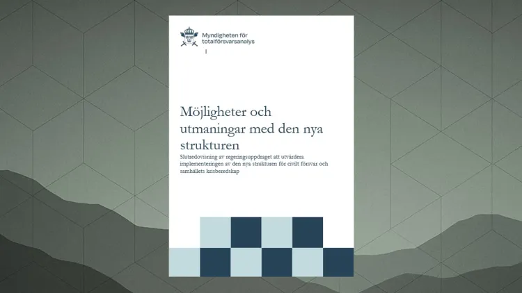 Rapporten möjligheter och utmaningar med ny struktur